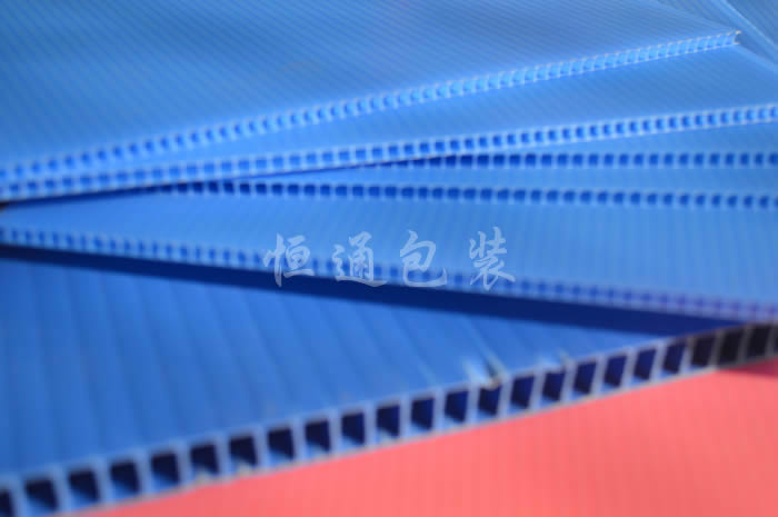 蓝色2-8mm塑料中空板
